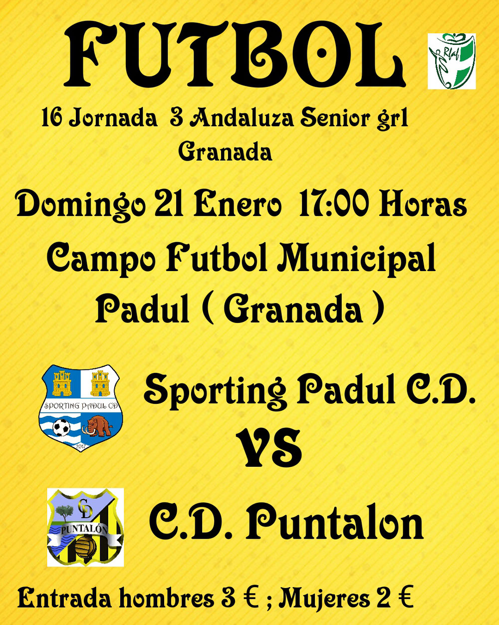 Sporting Padul CD vs CD Puntalon 