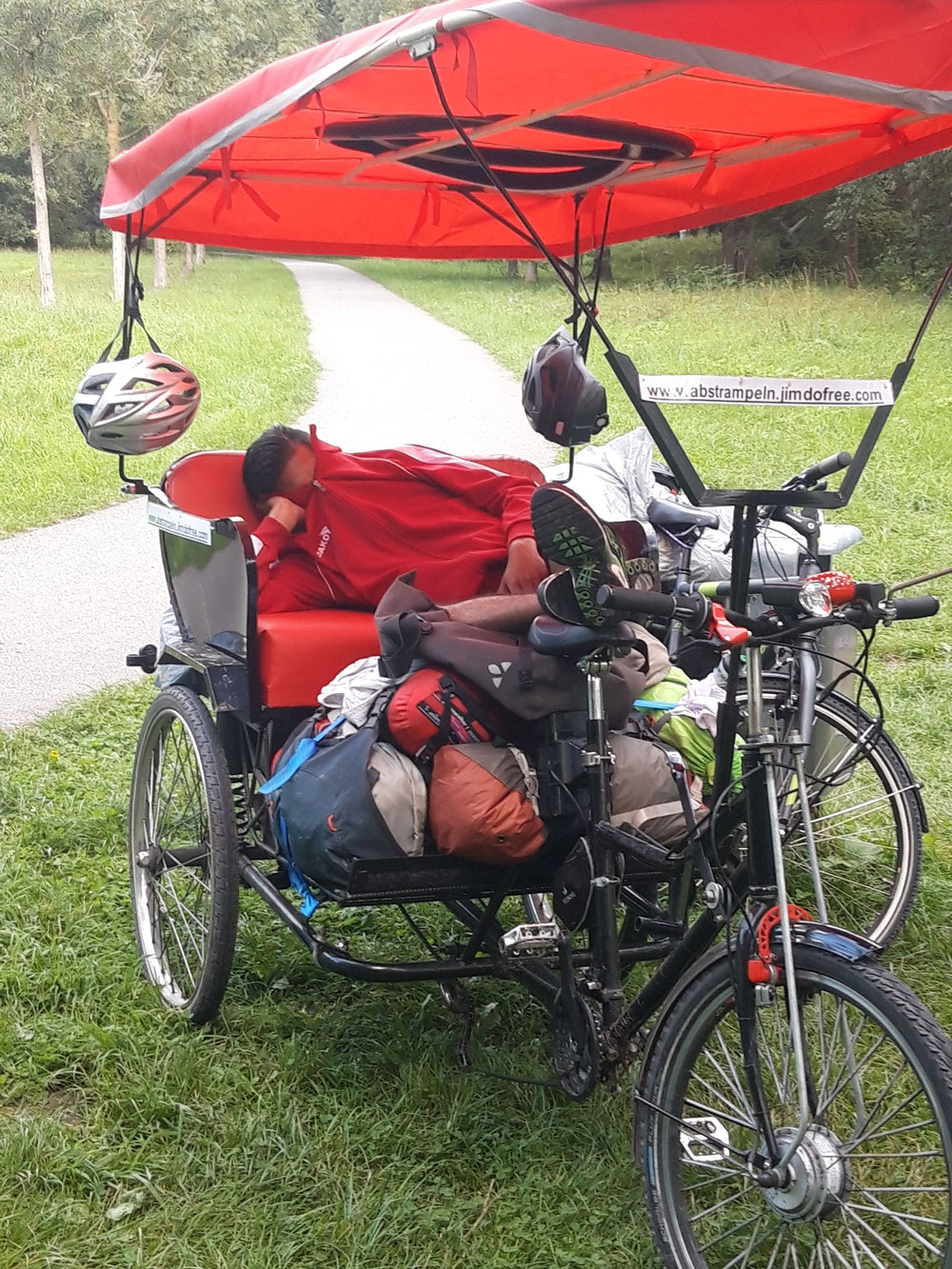Letzte Pause vor dem Berg!