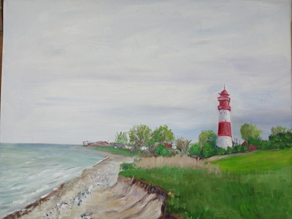 Falshöfter Leuchtturm Öl 40 x 50