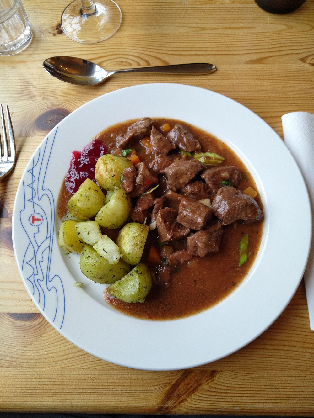 Hütten Mahlzeit Gang 2 von 3