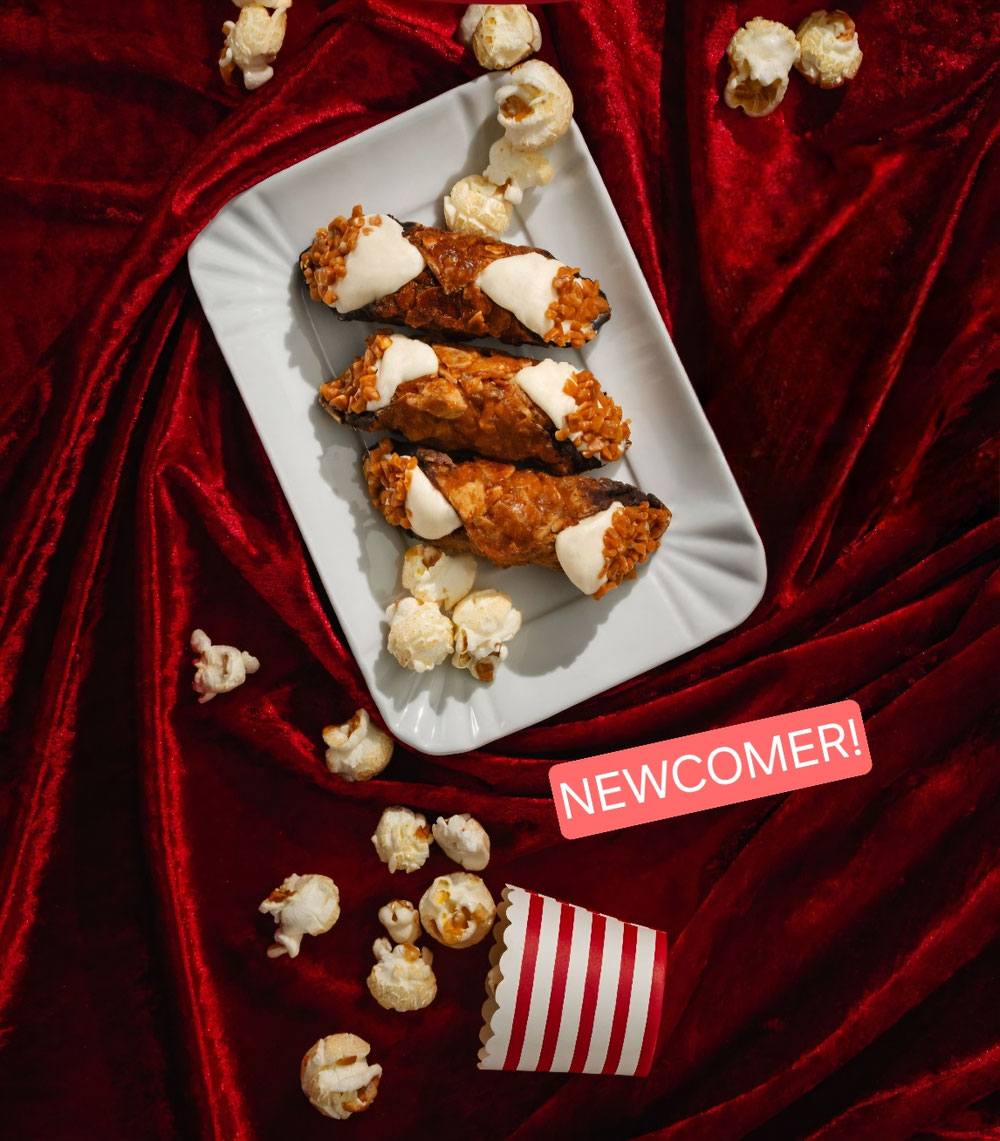 Popcorn-Cannoli