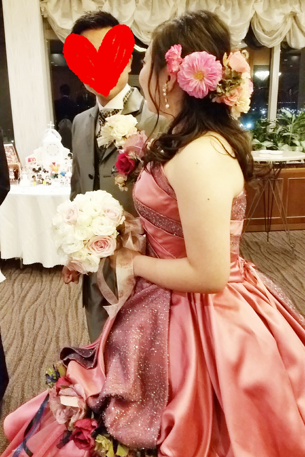 CDではハーフアップに♥ dress ハラダヤ