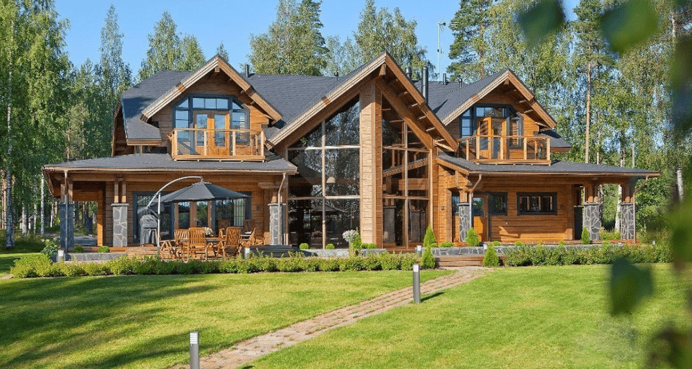 Maison bois N°5 - Chalet en kit, maison en bois.