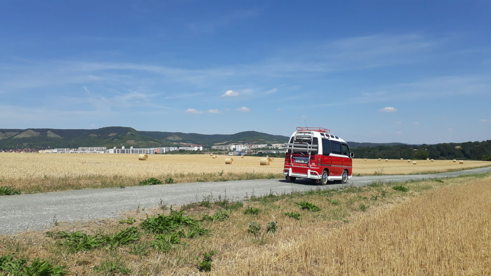 Juli 2018: Mit Schnulli-Bulli in Jena