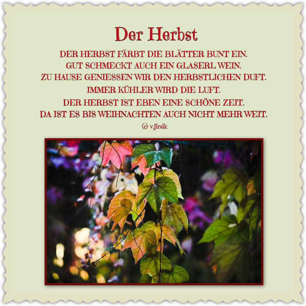 Gedichte zum Frühling, Sommer, Herbst und Winter jvronis Webseite!