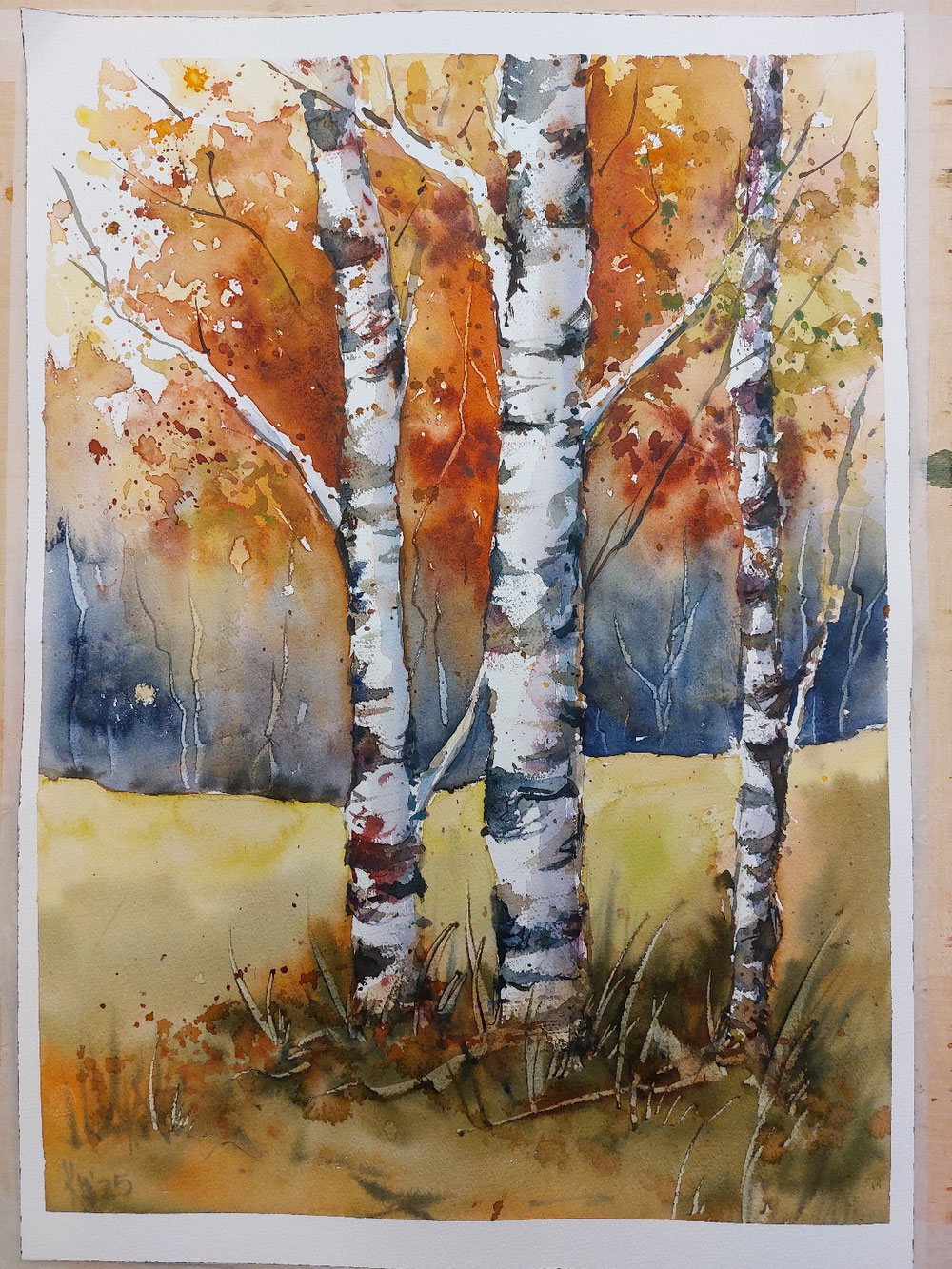 "Herbsterwachen" 50x60cm