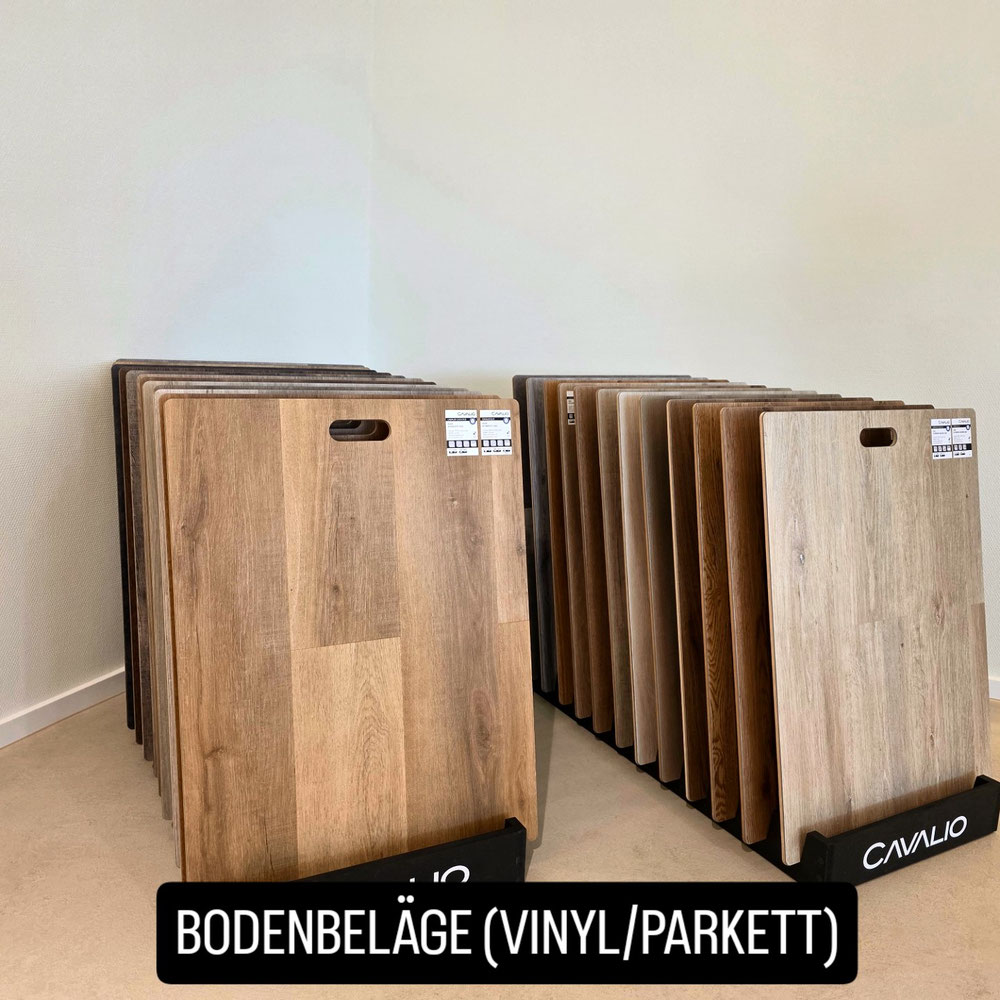 Grosse Auswahl an Vinyl- Parkett- und Laminatböden
