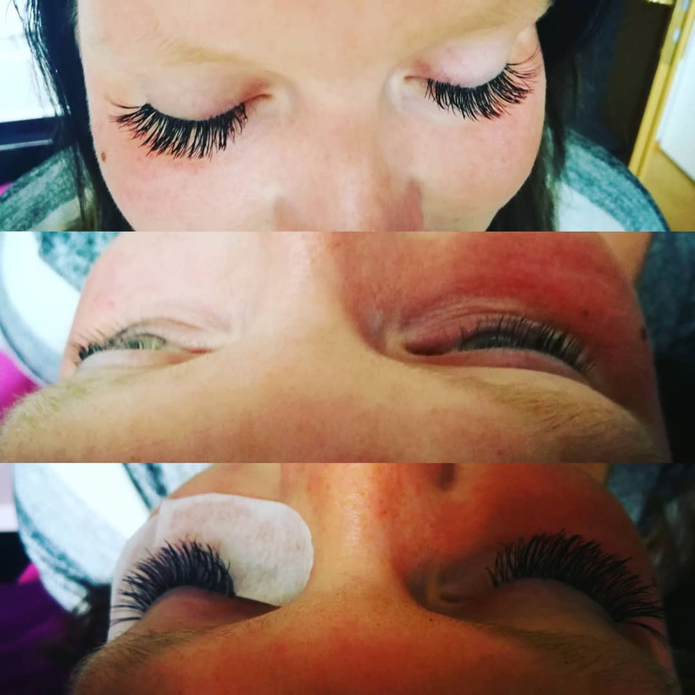 Wimpern verlängert 