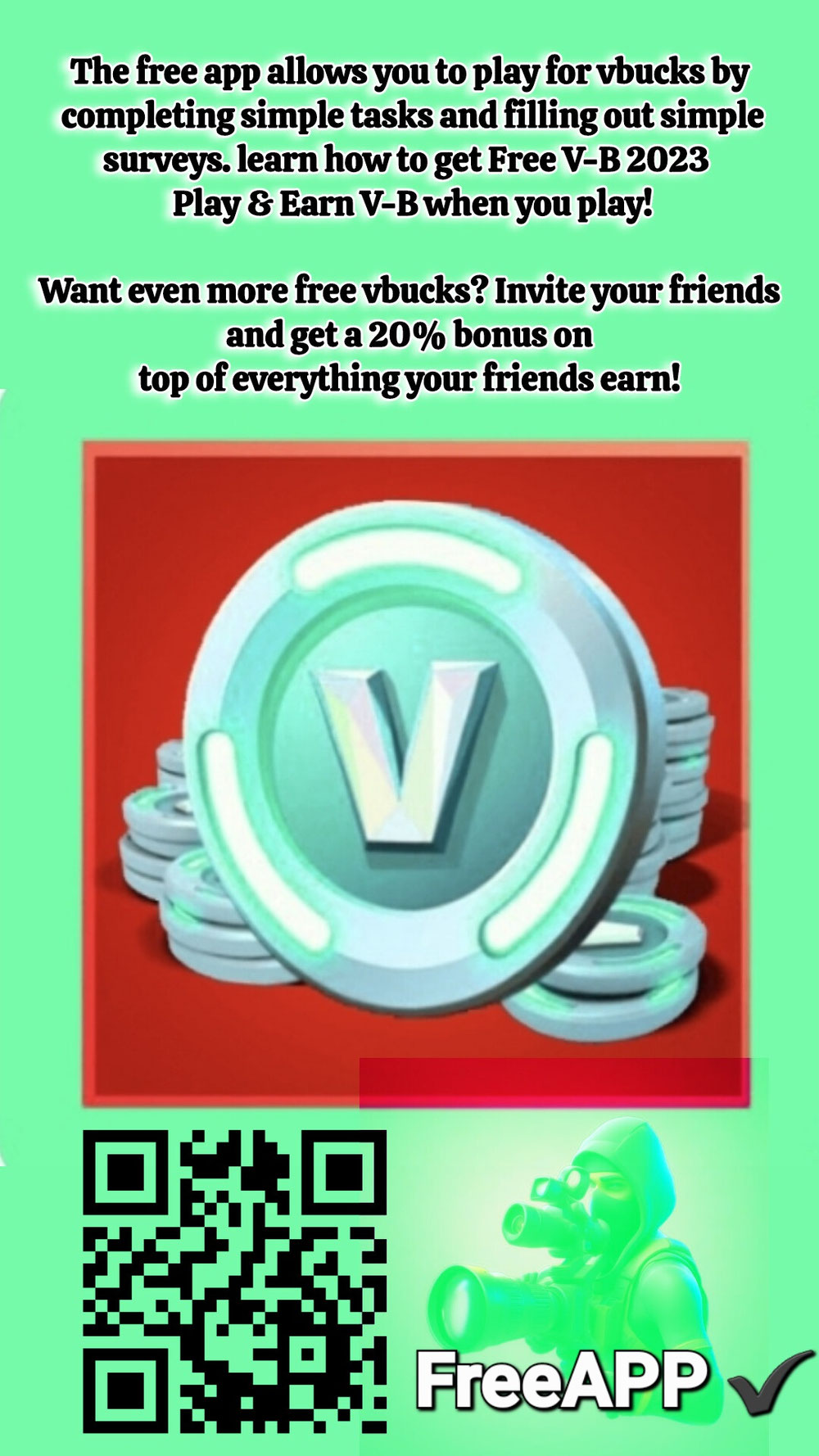 VBucks Generator (FREEAPP) IN PLAYSTORE ✔️
