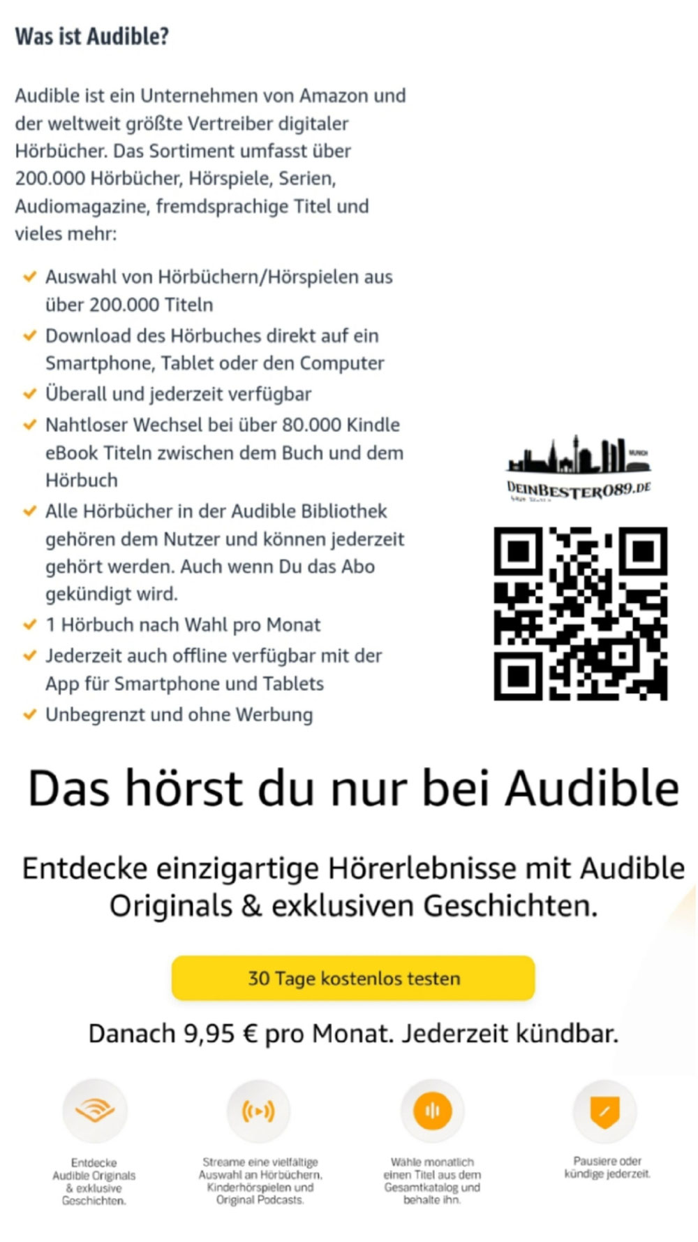 Audible 30 Tage 