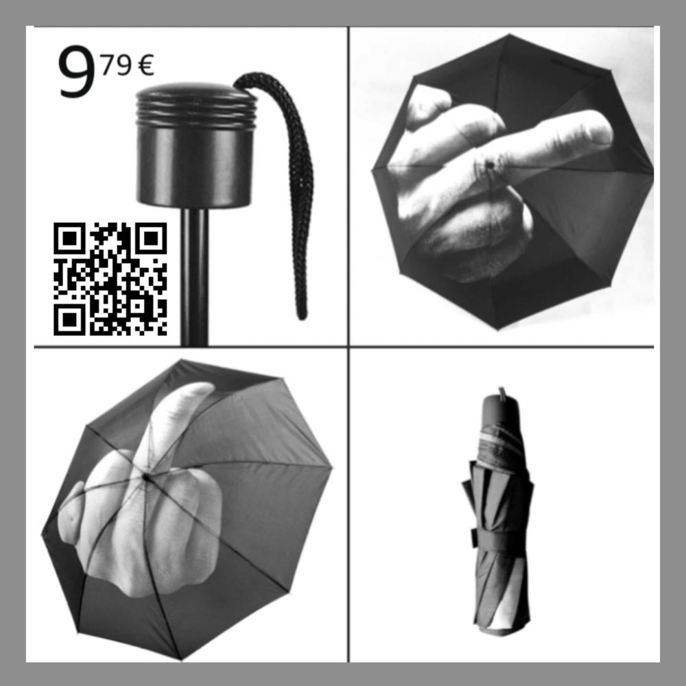 Regenschirm Umbrella "Bye Bye"