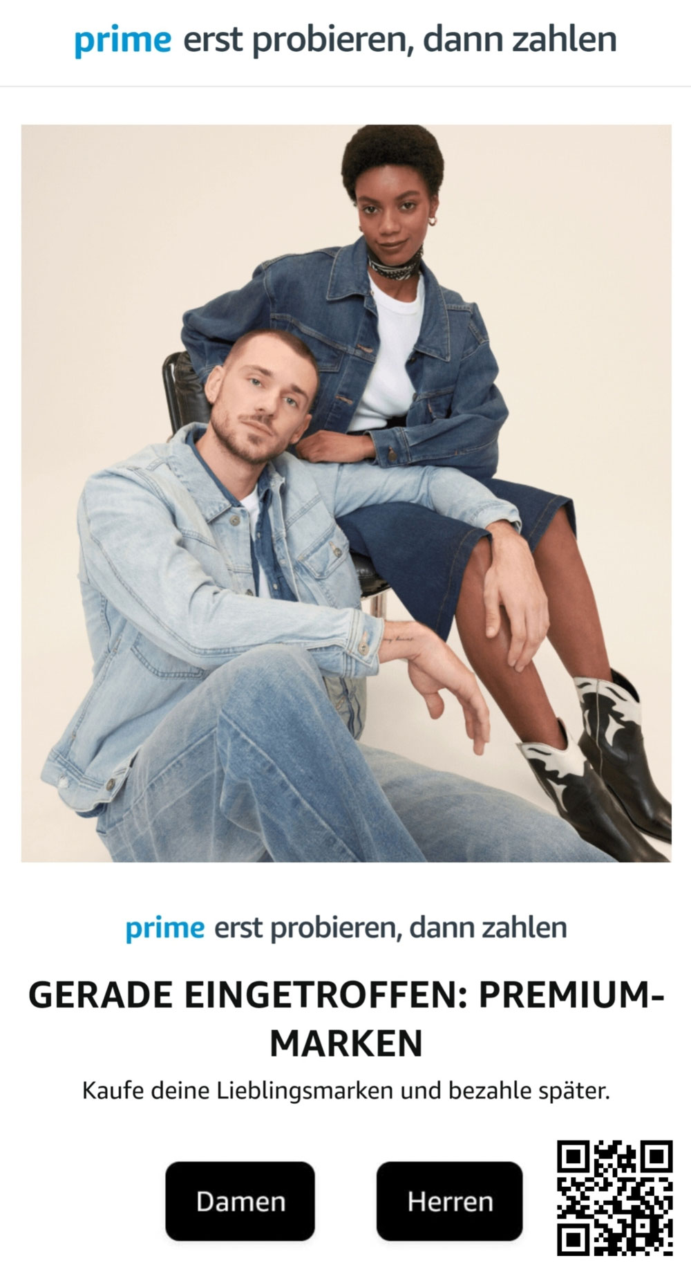 Erst probieren dann bezahlen 