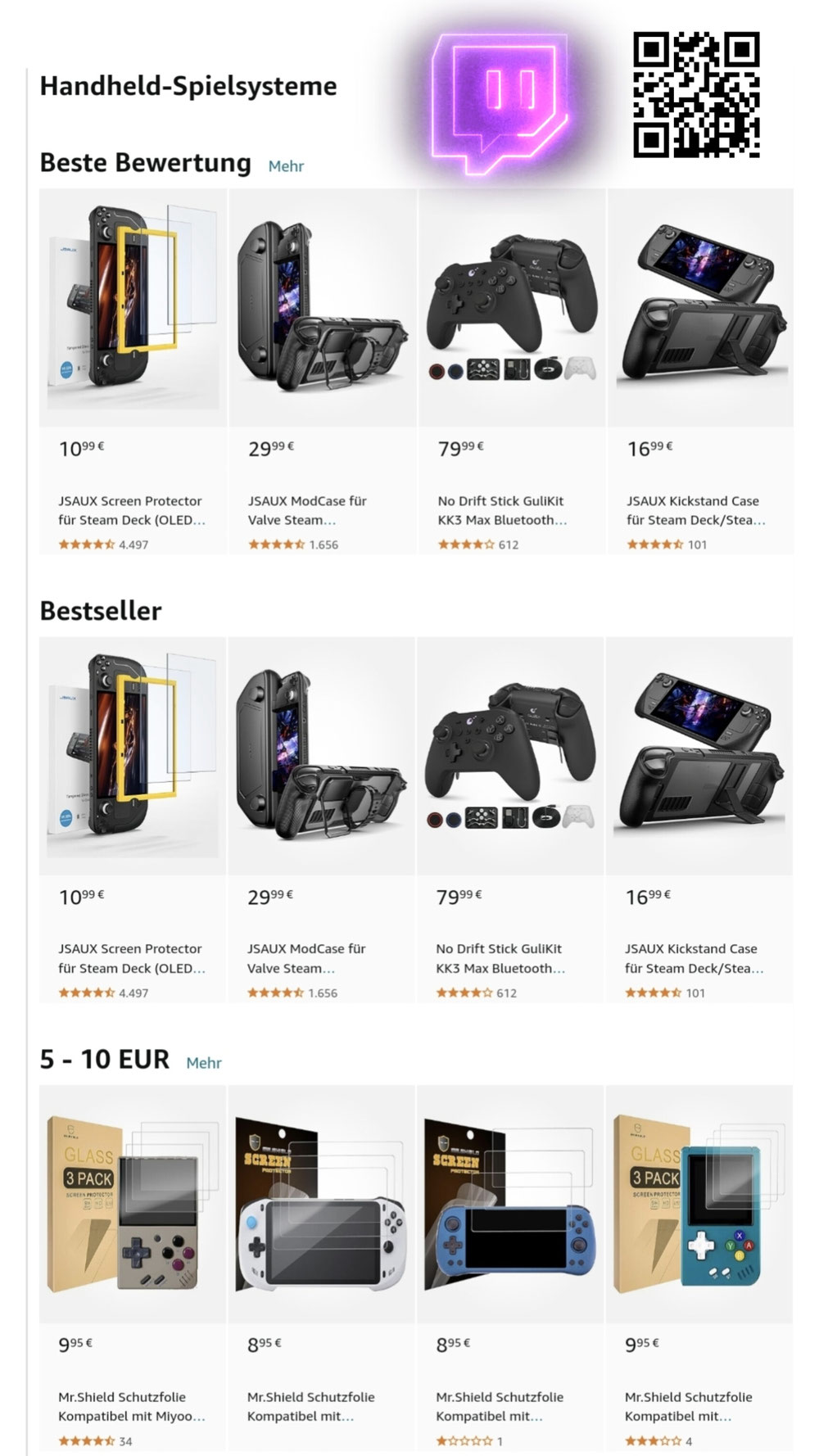 Handspielkonsolen (AMAZON)