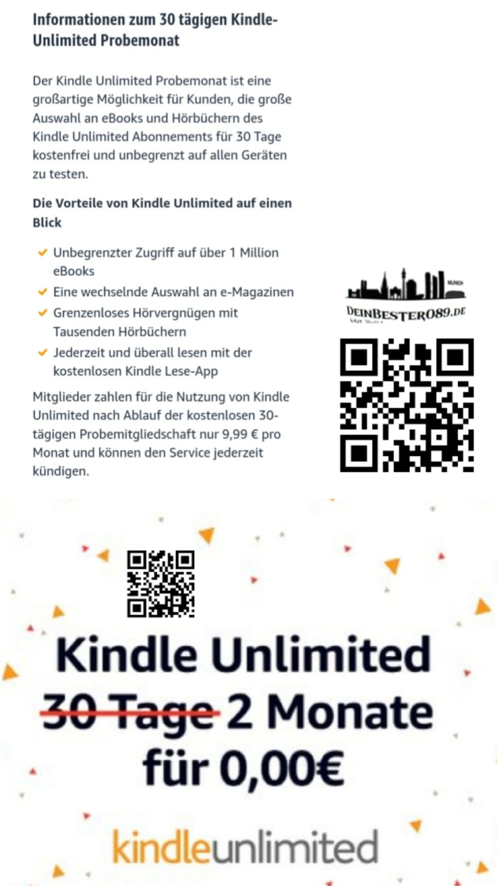 KINDLE Unlimited Testen