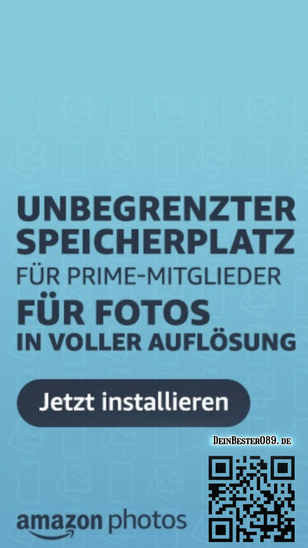 Auch für Fotografen. Unbegrenzter Speicherplatz 