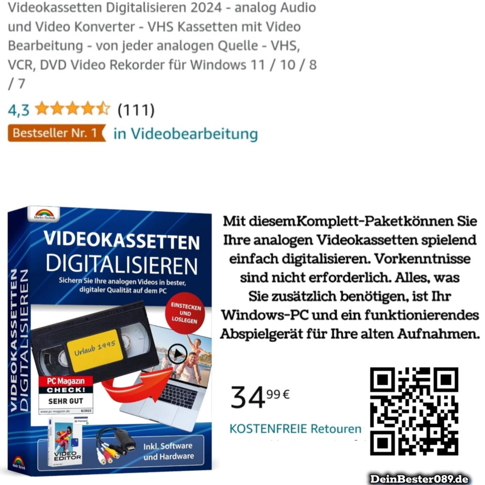 Videokassetten digitalisieren