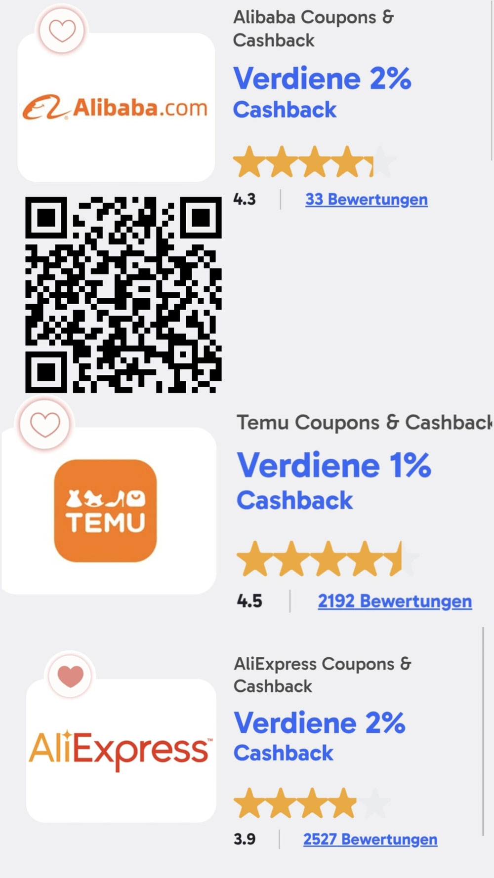 Cashback bei 1000 Shops. DAS Beste ist der Swagbutton, der dich beim Surfen informiert, ob du grad cashback bekommst, ob dieser Shop, wo du grad bist auch Cashback bietet. ES LOHMT SICH ZU INSTALLIEREN 👍