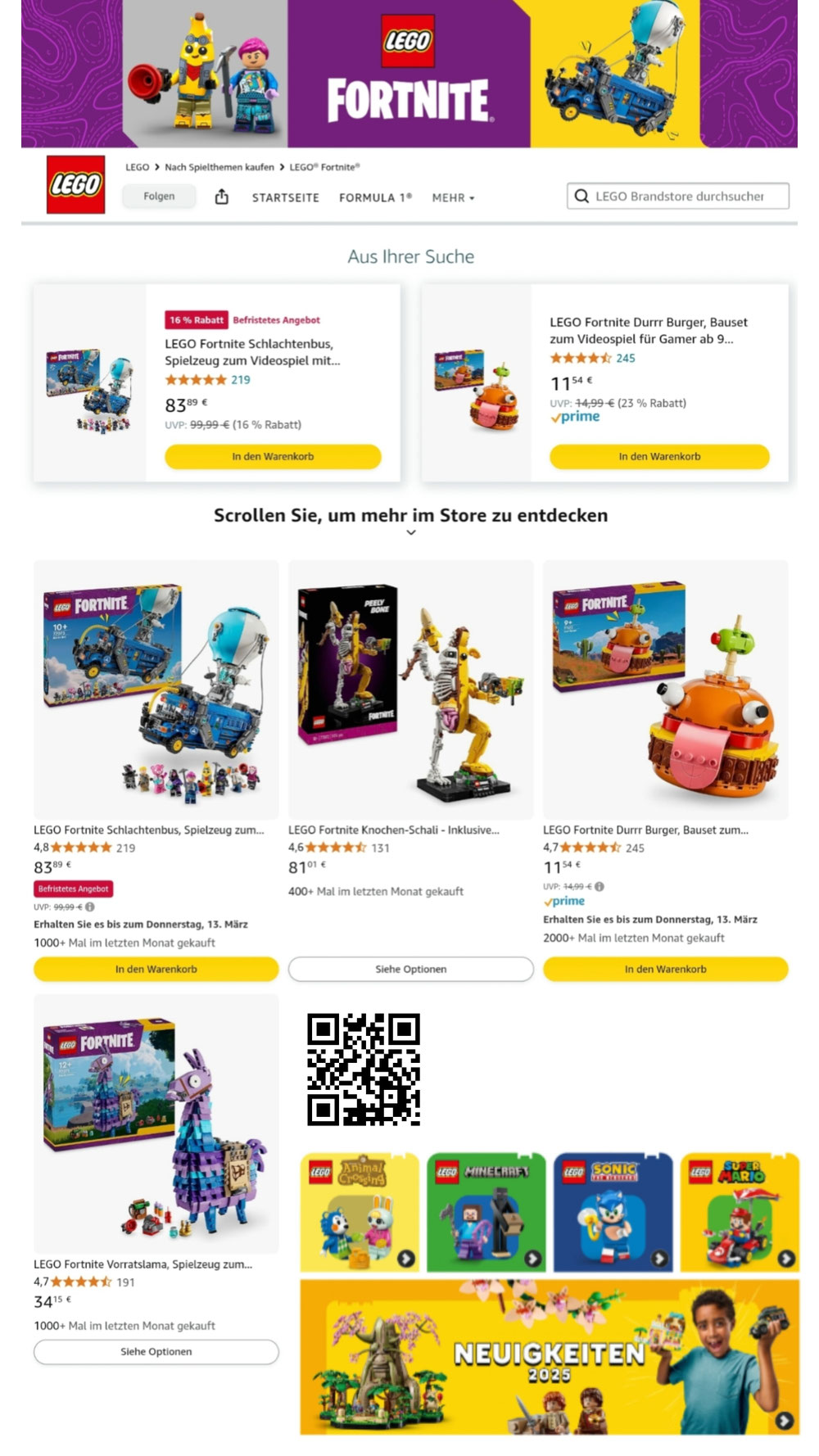 LEGO "Fortnite"