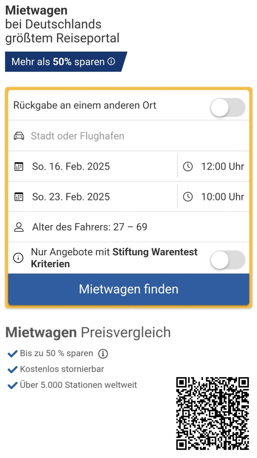 Mietwagen Rent Car