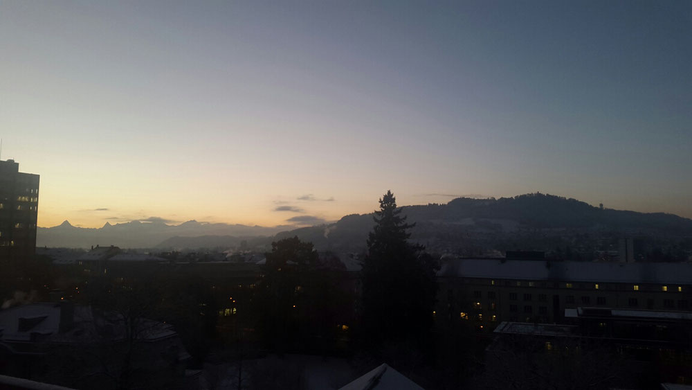 Sonnenaufgang im Berner Oberland