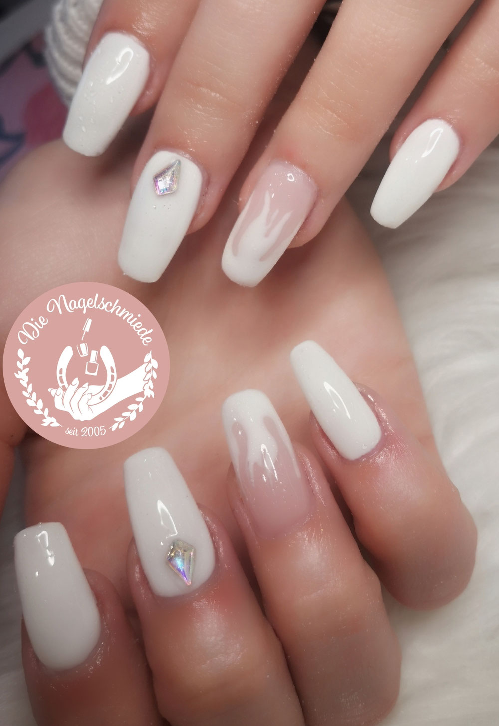 Weiße Ballerina 