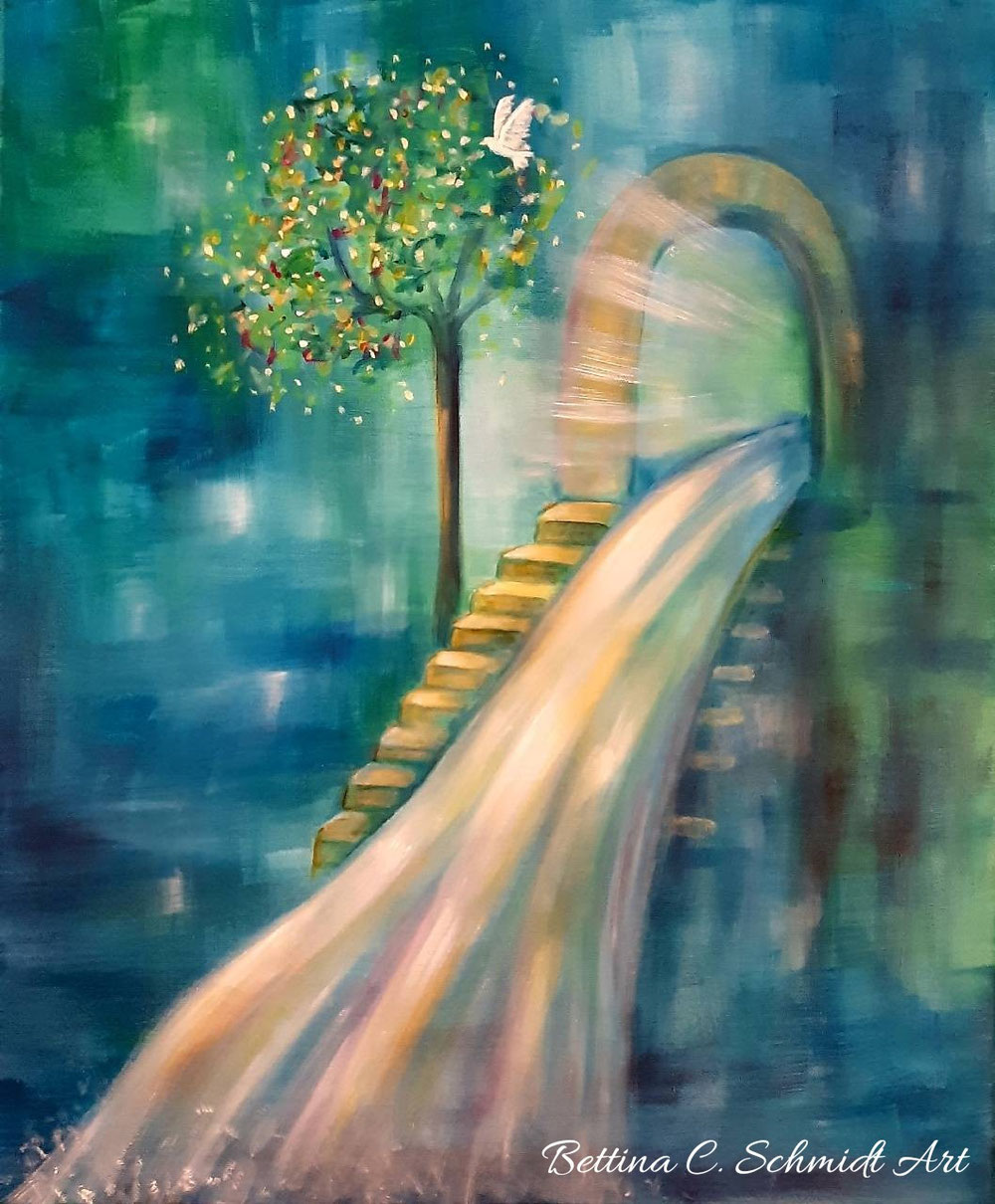 Wasser des Lebens. Acryl auf Leinwand 50x60 cm