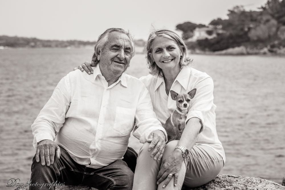 Nadia & Jean-Yves Deschamps, et leur petite Maya. Day photographies.