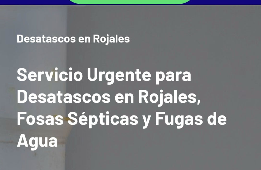 Desatascos en Rojales