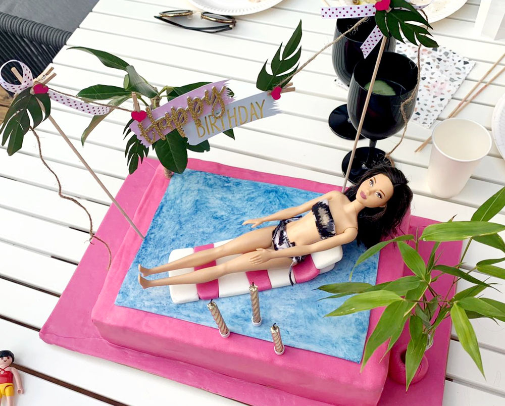 Pool Party Torte