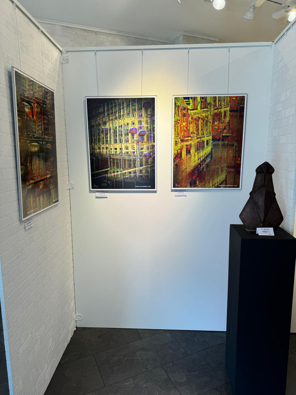 Bilder in der Ausstellung im GF Atelier Husum