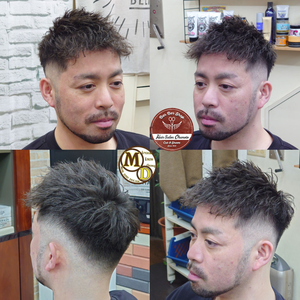 コテツイストパーマ✕フェザーアップ