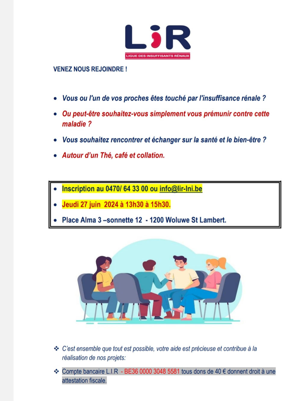 Table de discussion le jeudi 27 juin à 13h30 