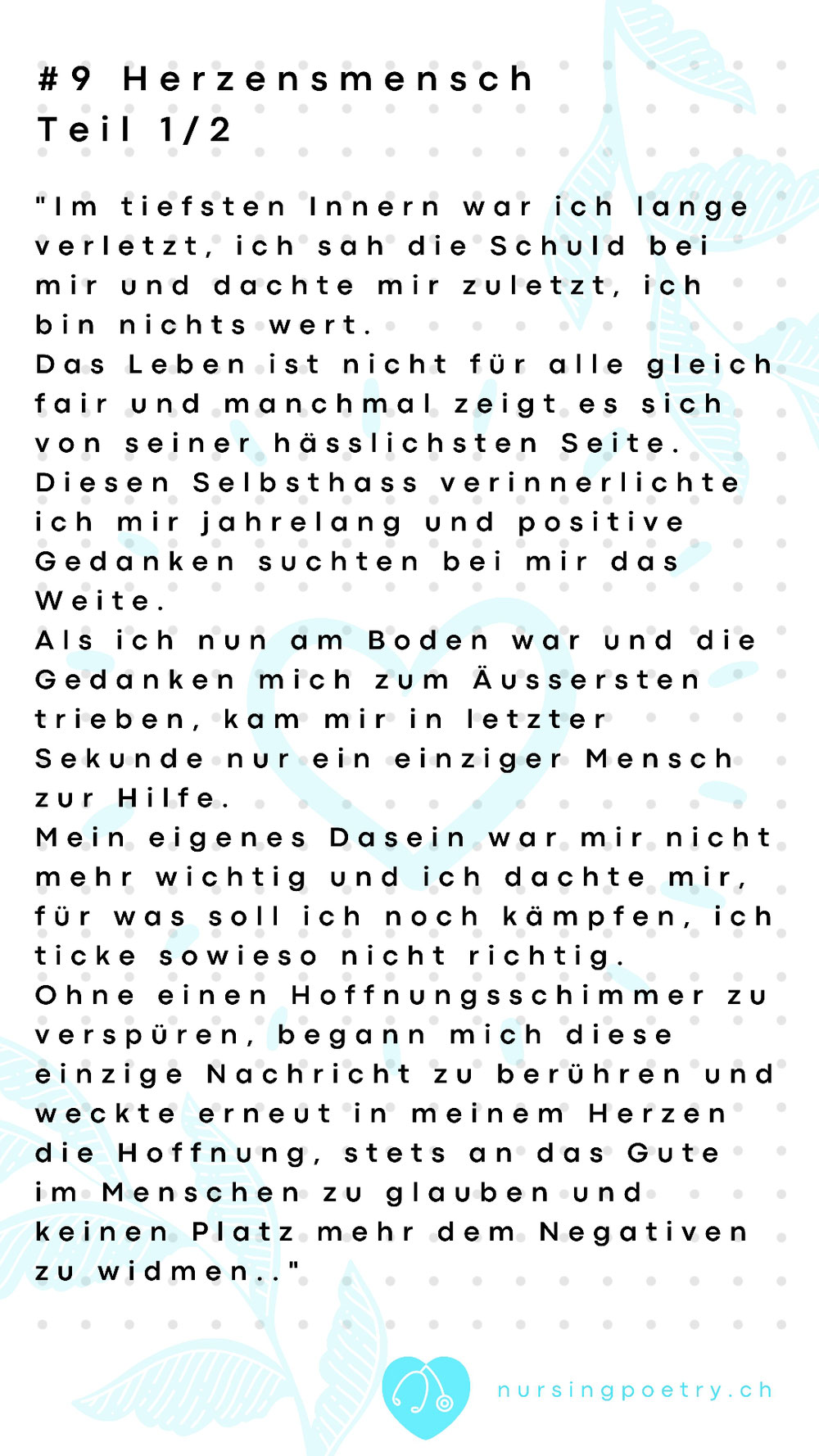 #9 Herzensmensch 1/2