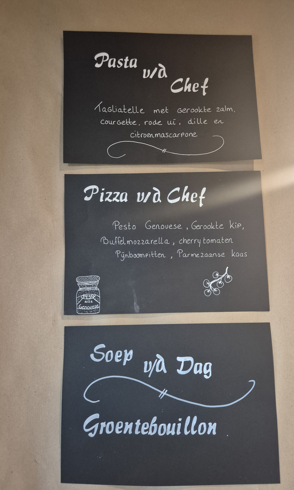 Onze Chef's specials van het moment 🍽🥣🍕
