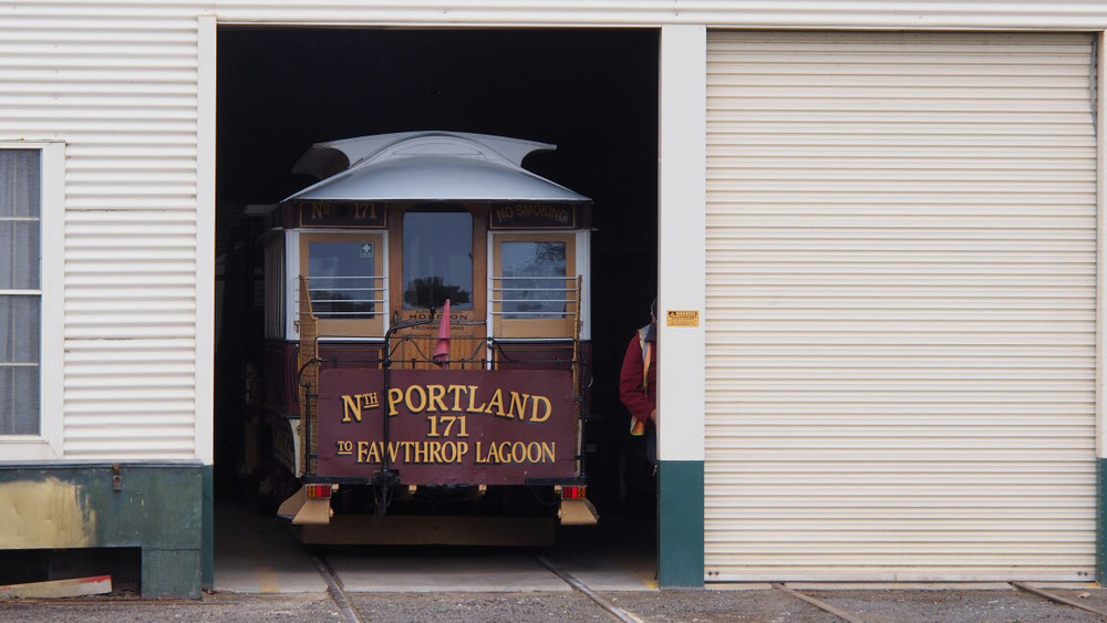 historische Tram in Portland