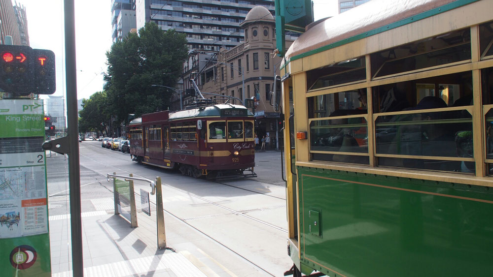 die historische City Cirkle Tram kann man kostenfrei nutzen