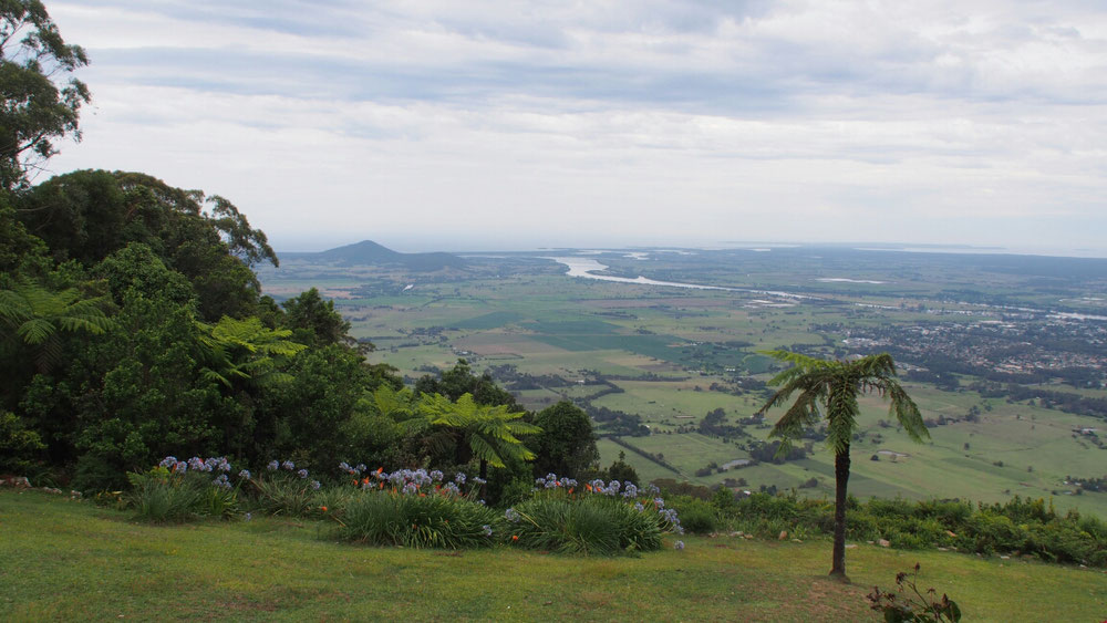 Blick vom Mt. Cambewarra Lookout Richtung Küste