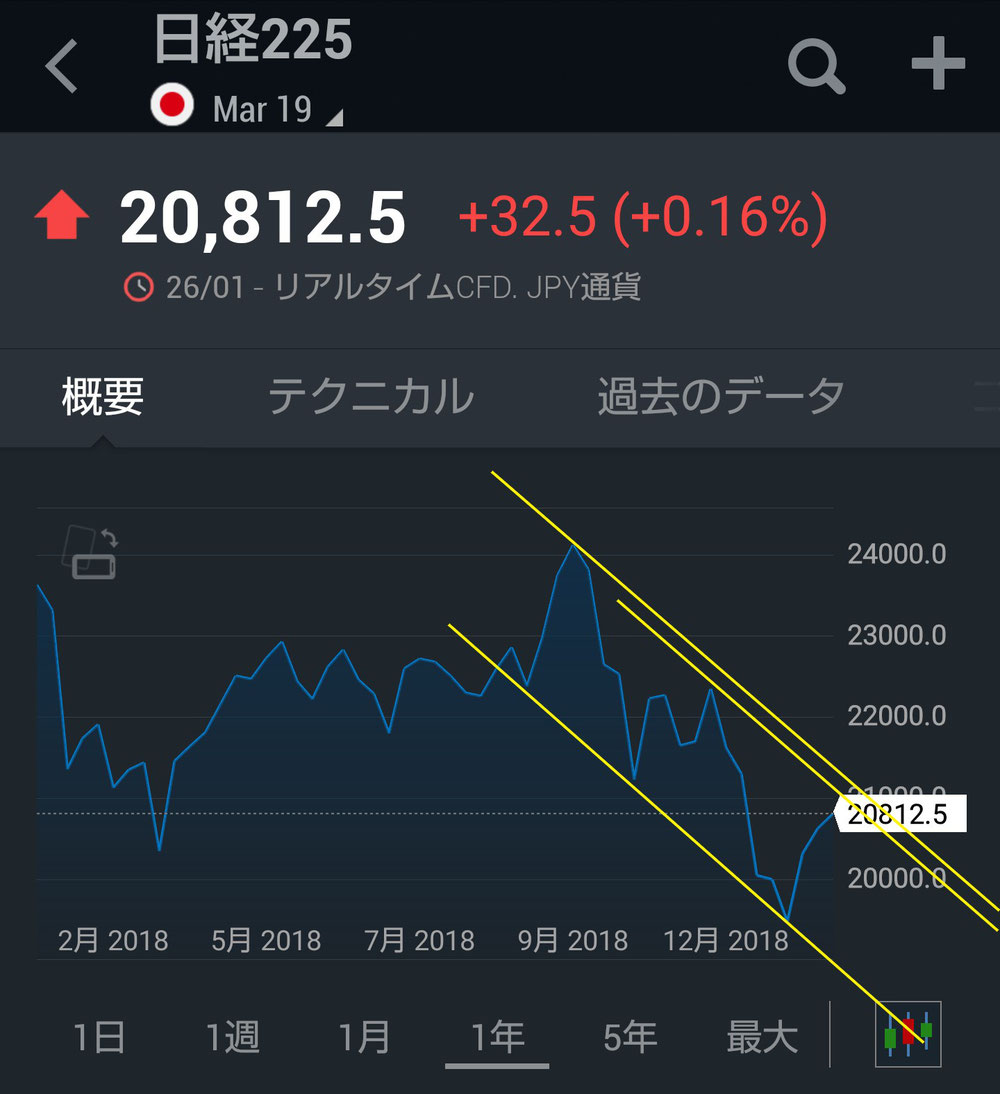 日経225(年間)