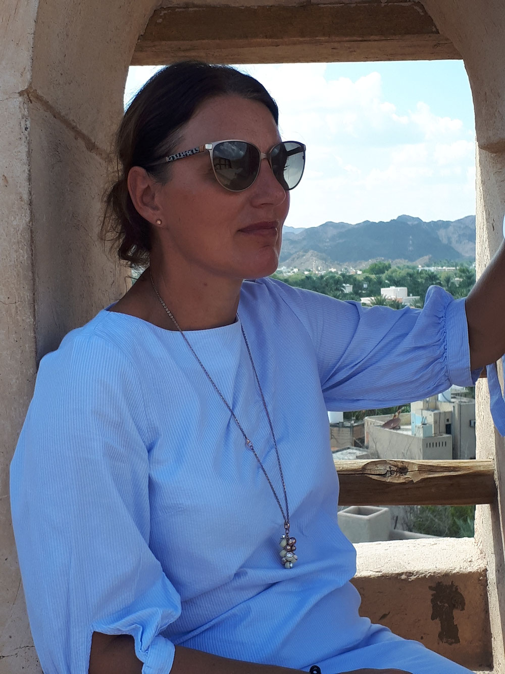 Das Modell auf der Festung