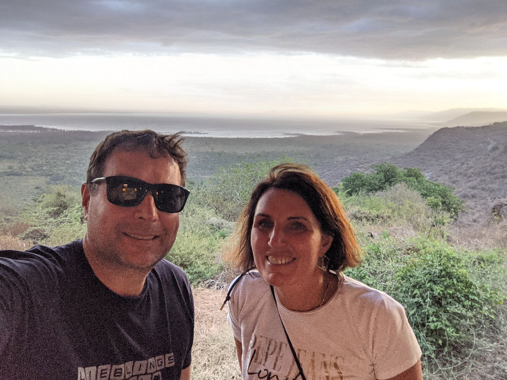 Selfie des Tages, gleicher Ausblick in hell