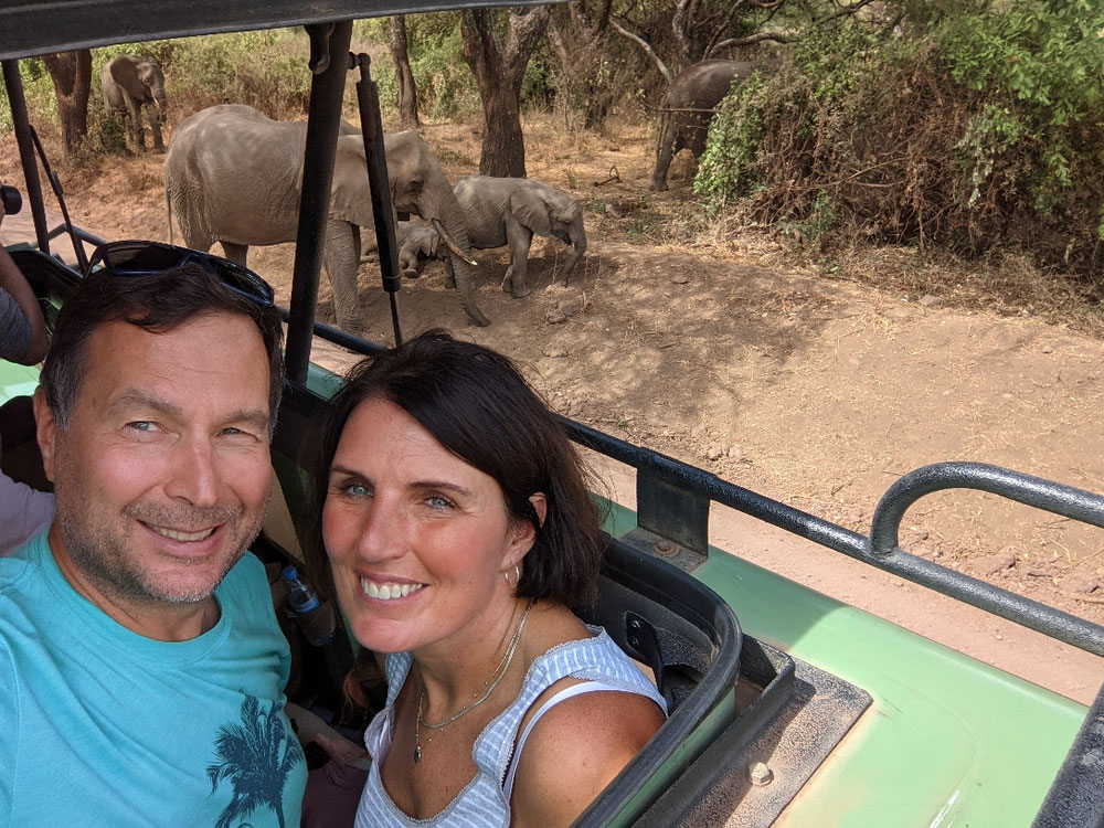 Selfie des Tages mit Elefanten