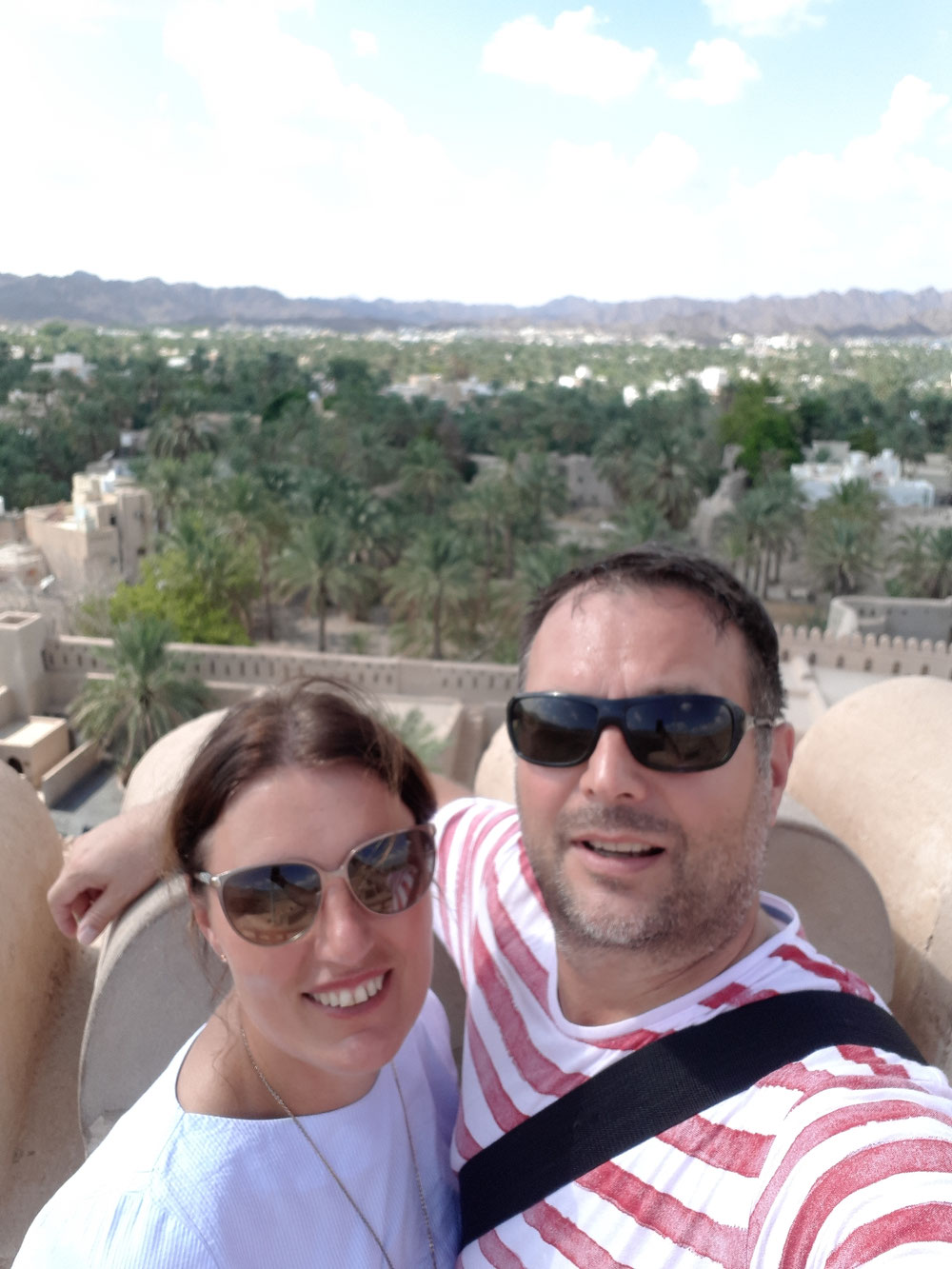 Selfie des Tages auf der Festung in Nizwa