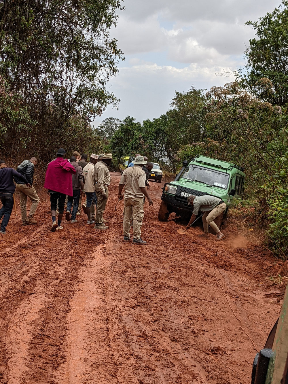 Rettungsaktion auf dem Highway