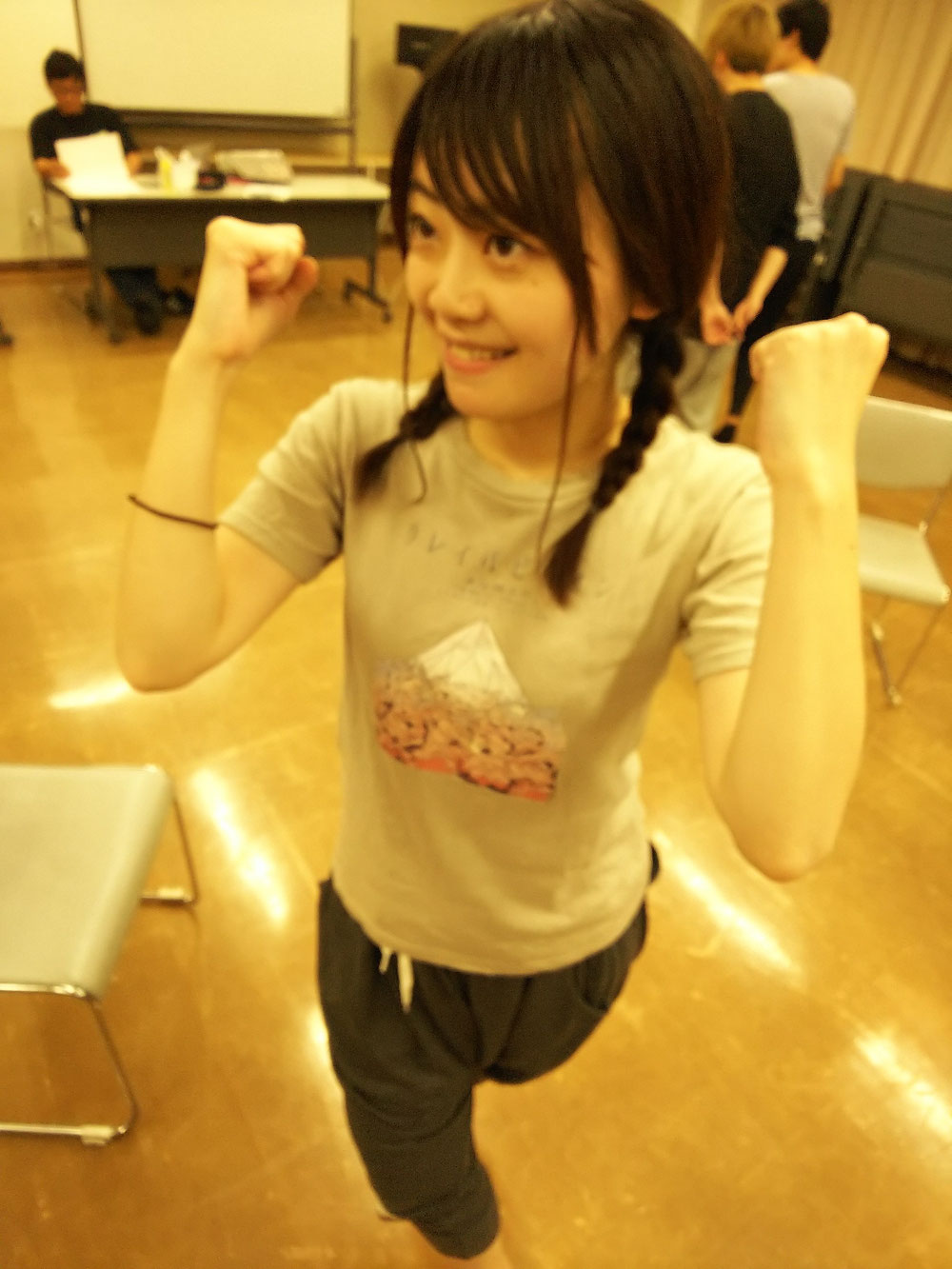 「頑張ります!」