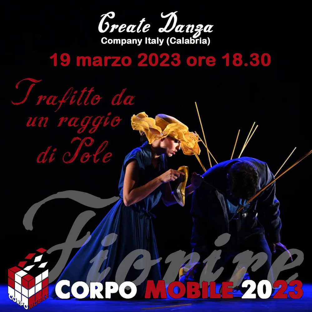 Trafitto da un raggio di sole in scena a Roma per Corpo Mobile Festival presso Teatrocittà il 19 marzo