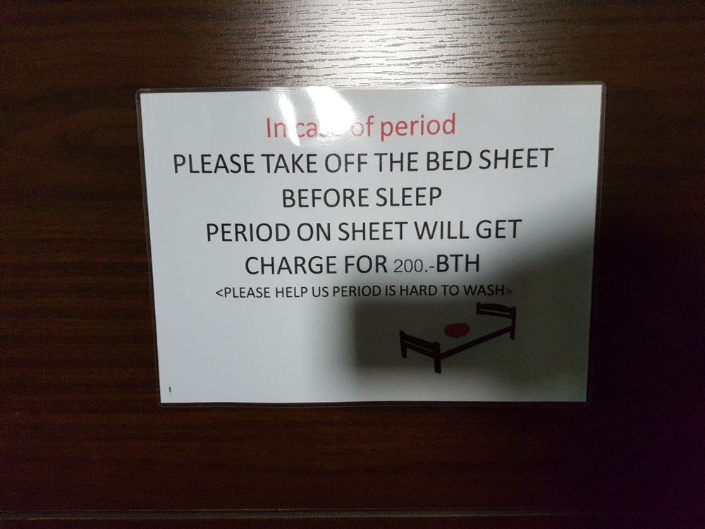 In case of period