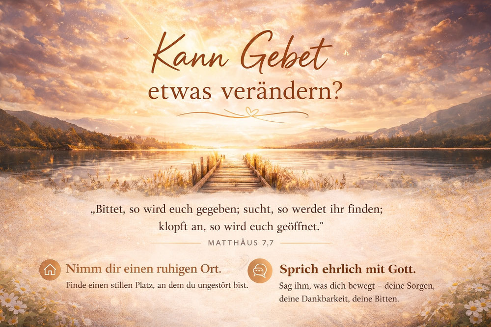 Kann Gebet etwas verändern?