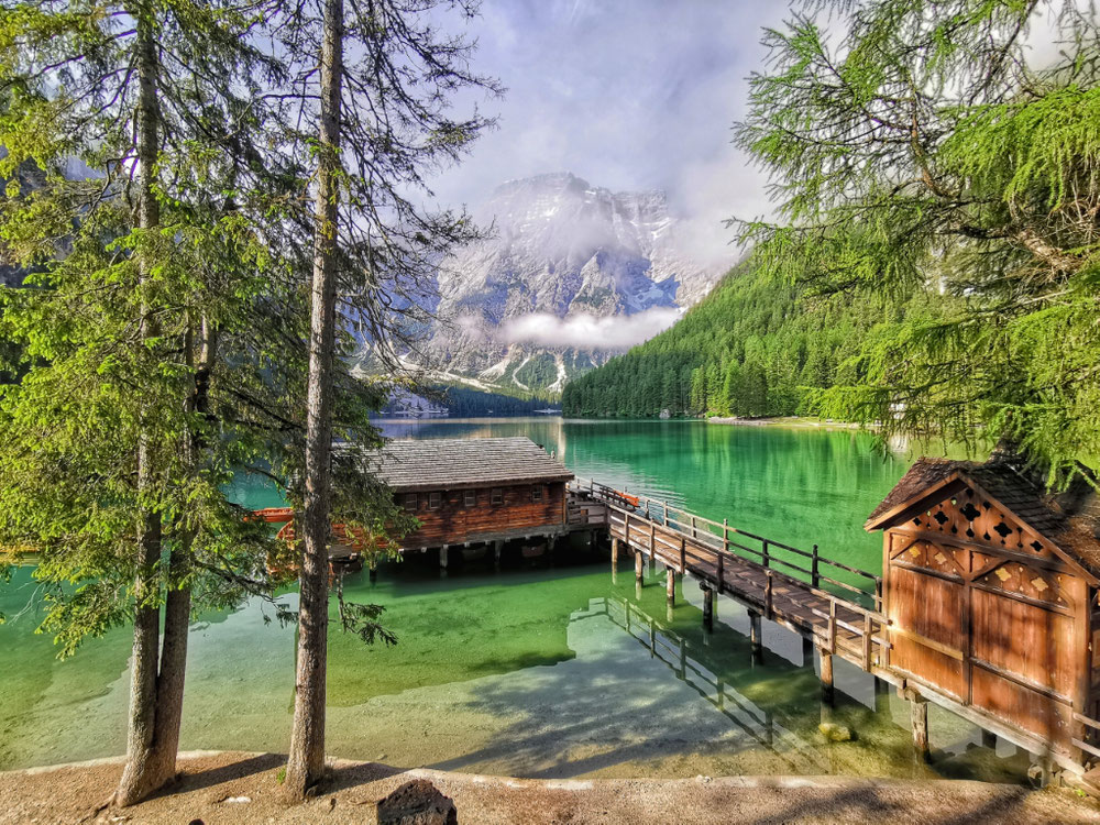 Noch haben wir den See fast für uns allein