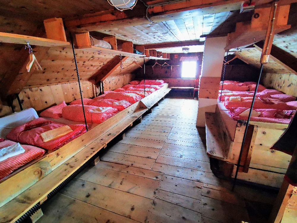 Das Lager auf der Hütte