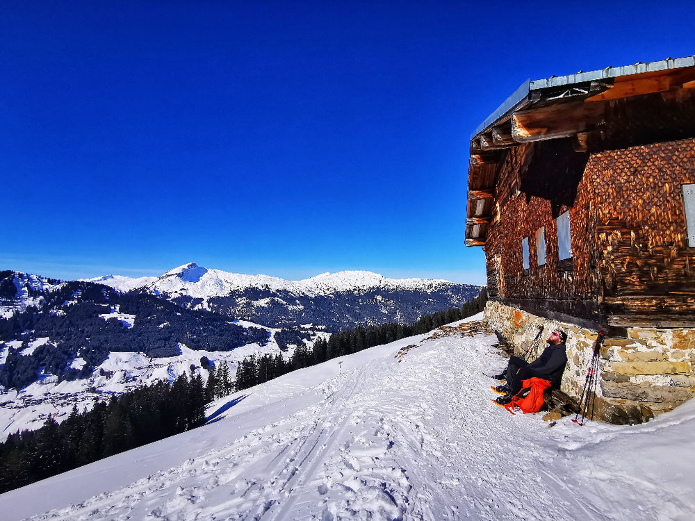Pause an der äußeren Kuhgehrenalpe